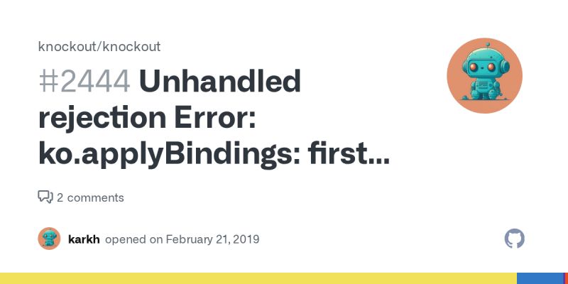 Ko Applybindings Second Parameter Issue 2388 Knockout Knockout - Nature Photos - Modern High Resolution Collection