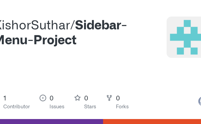 GitHub - KishorSuthar/Sidebar-Menu-Project