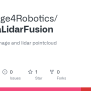 GitHub - KubeEdge4Robotics/CameraLidarFusion: Fuse Camera Image And Lidar Pointcloud