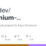 GitHub - Equodev/chromium-samples: Complete Sample Projects For Equo ...