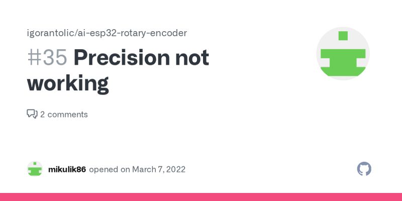 Arduino Nano Esp32 Encoder Pins Issue 66 Igorantolic Ai Esp32 Rotary Encoder Github - High Resolution Ocean Illustrations for Desktop