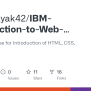 GitHub - TejasNayak42/IBM-Introduction-to-Web-Development-with-HTML-CSS ...