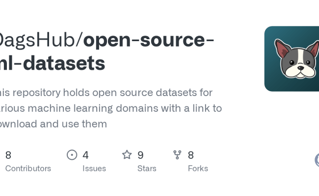 GitHub - DagsHub/open-source-ml-datasets: This Repository Holds Open ...