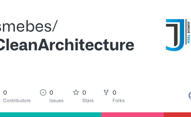 GitHub - Smebes/CleanArchitecture