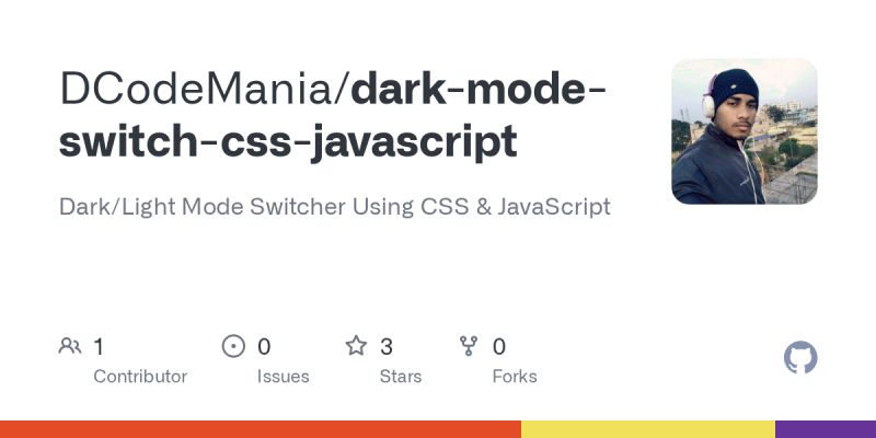 Github Rfrazera7 Css Html Dark Mode Toggle Codes I Made While - Abstract Picture Collection - Desktop Quality