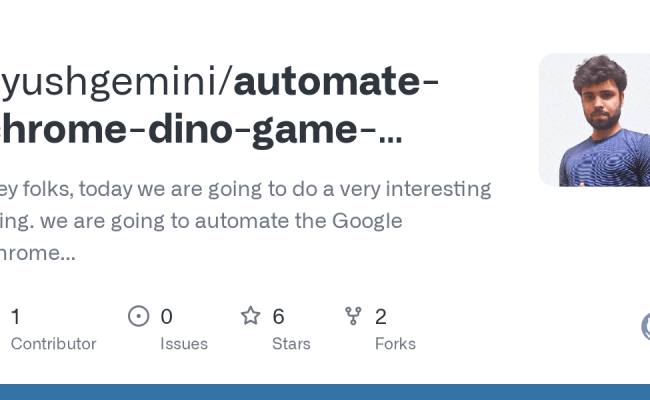 GitHub - Ayushgemini/automate-chrome-dino-game-python: Hey Folks, Today ...
