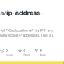 GitHub - Susccrua/ip-address-tracker: Project Using The IP Geolocation ...