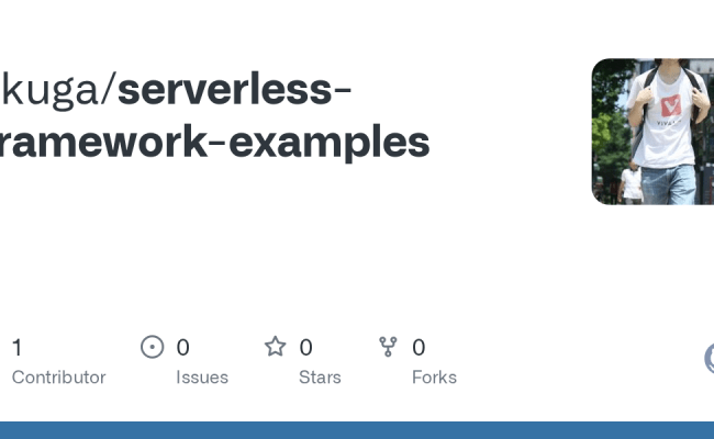 GitHub - Gkuga/serverless-framework-examples