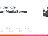 Github Algorithm Zh Streammediaserver