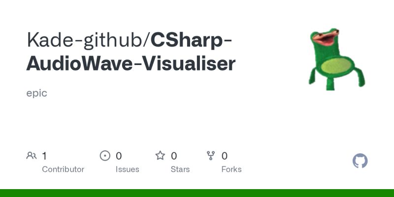 Github Kade Github Csharp Audiowave Visualiser Epic - Premium Ocean Image Gallery - Ultra HD