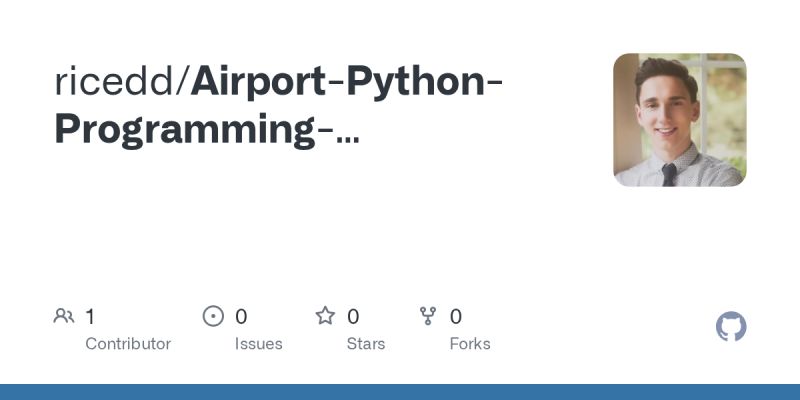 Github Adpoe Airport Simulation Py Python Program That Simulates The - Full HD Nature Photos for Desktop