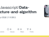 Github Allinjavascript Data Structure And Algorithm Javascript 数据结构和算法