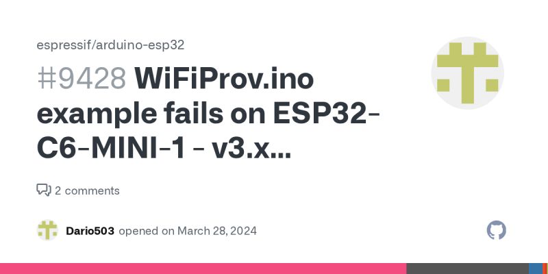 Compilation Fails On The Esp32 C6 Con 810 Issue 667 Espressif - Vintage Art Collection - Retina Quality