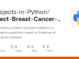 Github 1 Projects In Python Project Breast Cancer Classification