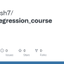 GitHub - Gilgamesh7/linear_regression_course