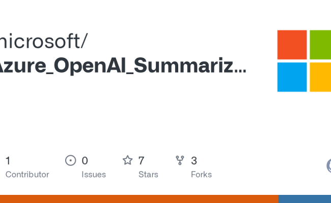 GitHub - Microsoft/Azure_OpenAI_Summarization