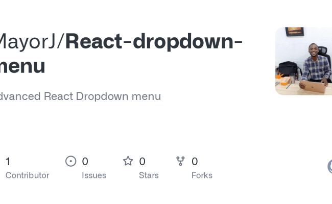 GitHub - MayorJ/React-dropdown-menu: Advanced React Dropdown Menu