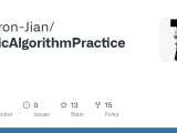 Github Lebron Jian Basicalgorithmpractice