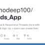GitHub - Shubhodeep100/Threads_App: • Fully Functional & Responsive ...