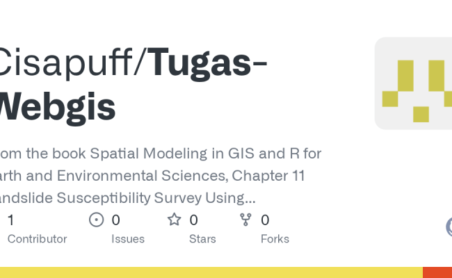 GitHub - Cisapuff/Tugas-Webgis: From The Book Spatial Modeling In GIS ...