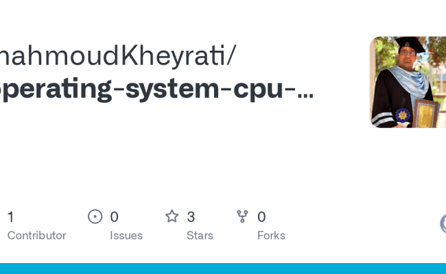 GitHub - MahmoudKheyrati/operating-system-cpu-scheduler-algorithms