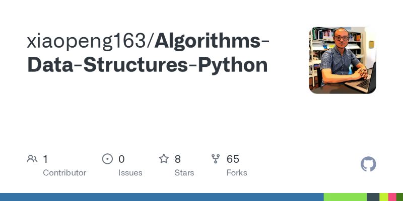 Github Yyl Data Structures And Algorithms In Python My Solution To - Premium Dark Background Gallery - High Resolution