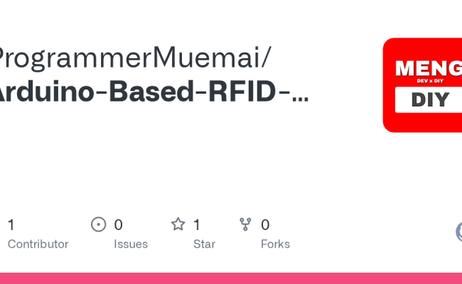 GitHub - ProgrammerMuemai/Arduino-Based-RFID-Door-Lock