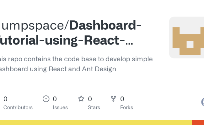 GitHub - Dumpspace/Dashboard-Tutorial-using-React-and-Ant-Design: This ...