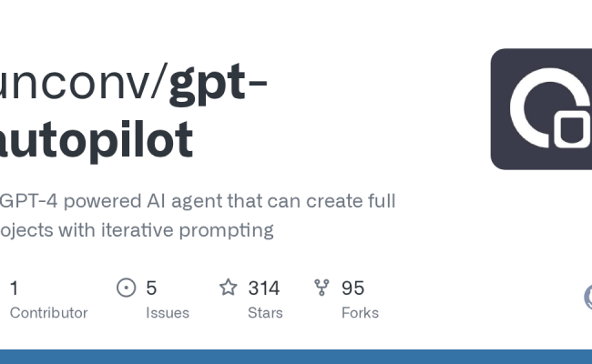GitHub - Unconv/gpt-autopilot: A GPT-4 Powered AI Agent That Can Create ...