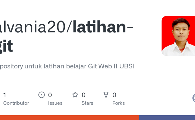GitHub - Alvania20/latihan-git: Repository Untuk Latihan Belajar Git ...