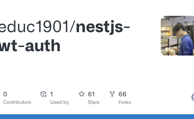 GitHub - Leduc1901/nestjs-jwt-auth