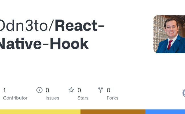 GitHub - Odn3to/React-Native-Hook