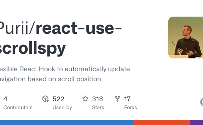 GitHub - Purii/react-use-scrollspy: Flexible React Hook To Automatically Update Navigation Based ...