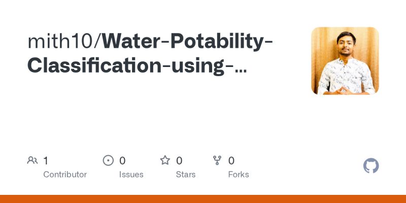 Machine Learning Process For Classification Of Water Potability - Premium Light Design Gallery - High Resolution