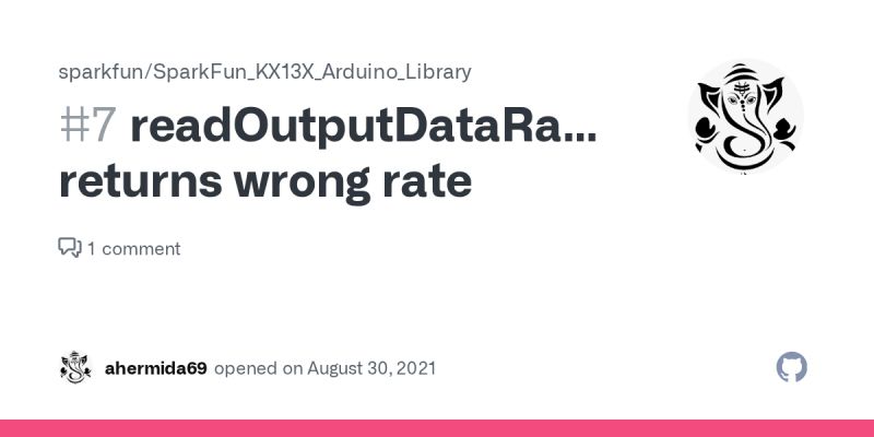 Readoutputdatarate Returns Wrong Rate Issue 7 Sparkfun Sparkfun Kx13x Arduino Library - Stunning Ultra HD Ocean Textures | Free Download