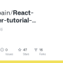 GitHub - Eggtoopain/React-beginner-tutorial-TeacherEgg: B站：技术蛋老师