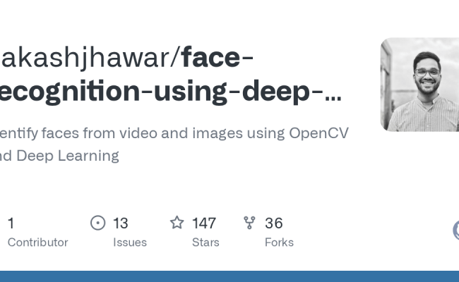 GitHub - Aakashjhawar/face-recognition-using-deep-learning: Identify ...
