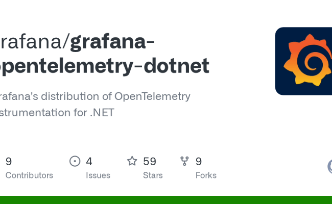 GitHub - Grafana/grafana-opentelemetry-dotnet: Grafana's Distribution ...