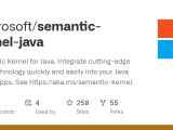 Github Microsoft Semantic Kernel Java Semantic Kernel For Java