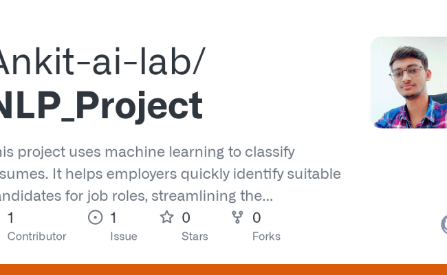 GitHub - Ankit-ai-lab/NLP_Project: This Project Uses Machine Learning ...