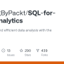 GitHub - TrainingByPackt/SQL-for-Data-Analytics: Perform Fast And Efficient Data Analysis With ...