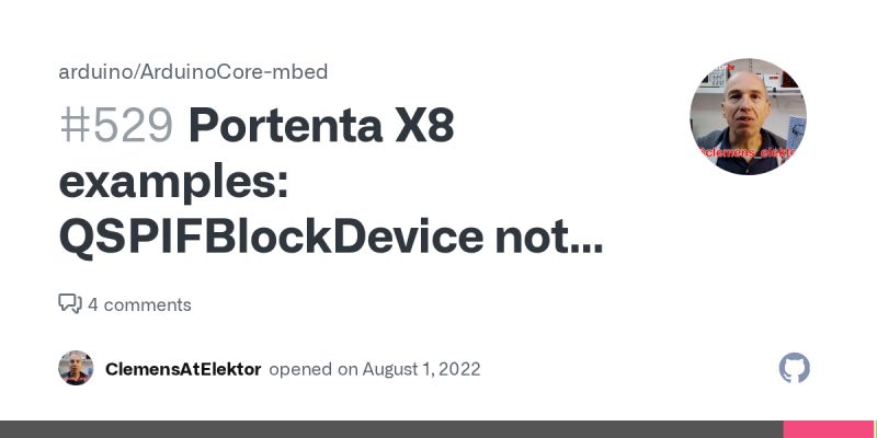 Qspi Bug With Portenta C33 Issue 84 Arduino Arduinocore Renesas Github - 4K Vintage Designs for Desktop