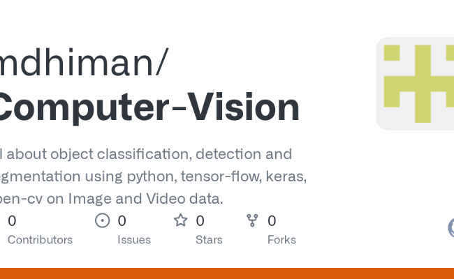 GitHub - Mdhiman/Computer-Vision: All About Object Classification ...