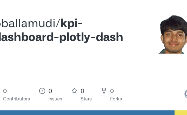GitHub - Bballamudi/kpi-dashboard-plotly-dash