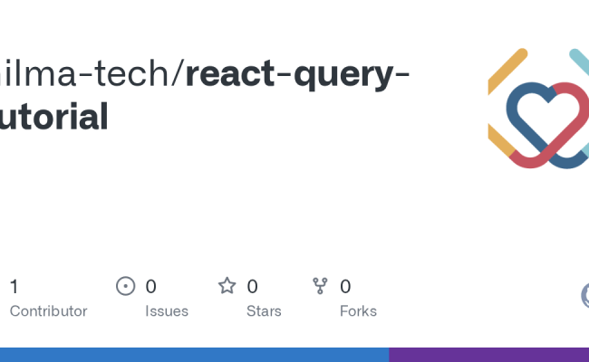 GitHub - Hilma-tech/react-query-tutorial