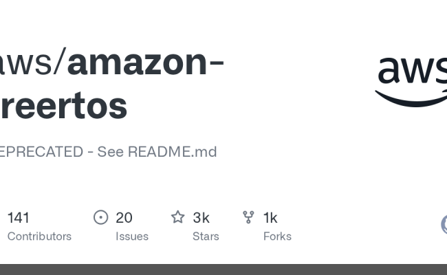 Amazon-freertos/README.md At Main · Aws/amazon-freertos · GitHub