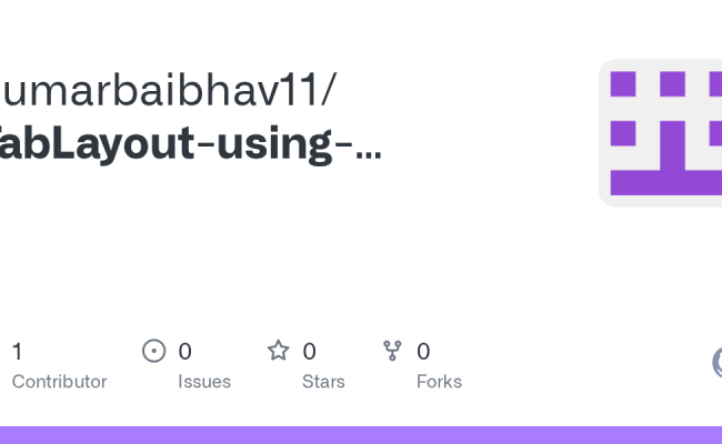 GitHub - Baibhavrajput/TabLayout-using-ViewPager-Android-Kotlin