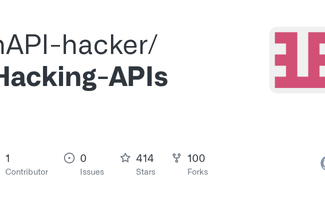 GitHub - HAPI-hacker/Hacking-APIs