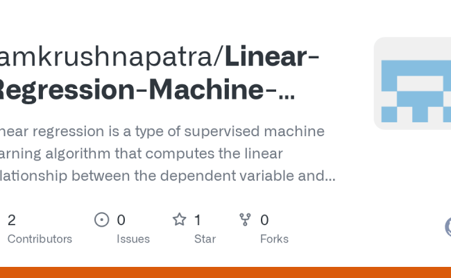 GitHub - Ramkrushnapatra/Linear-Regression-Machine-Learning: Linear ...
