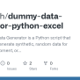 GitHub - Kallibash/dummy-data-generator-python-excel: The Dummy Data ...